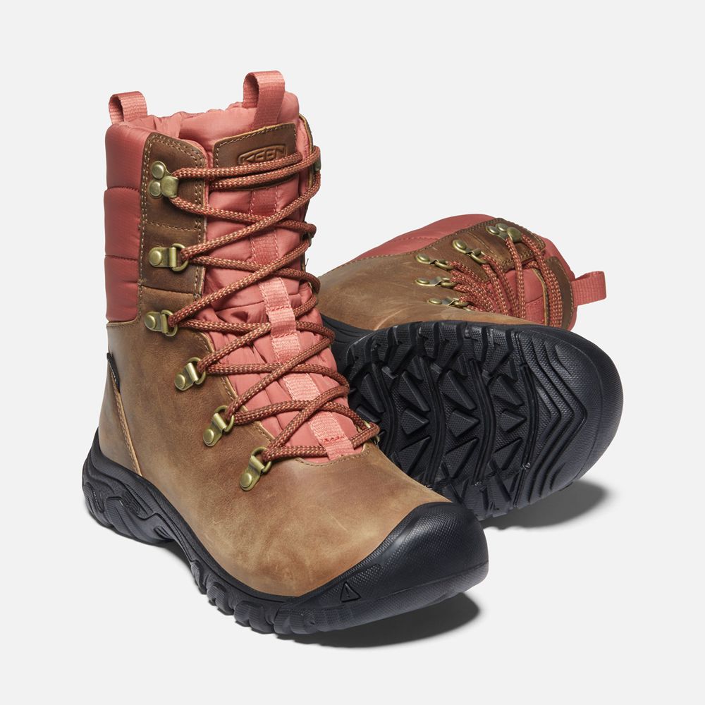 Keen Outdoor Bot Kadın Kahverengi - Greta Waterproof - Türkiye EUMJ30941